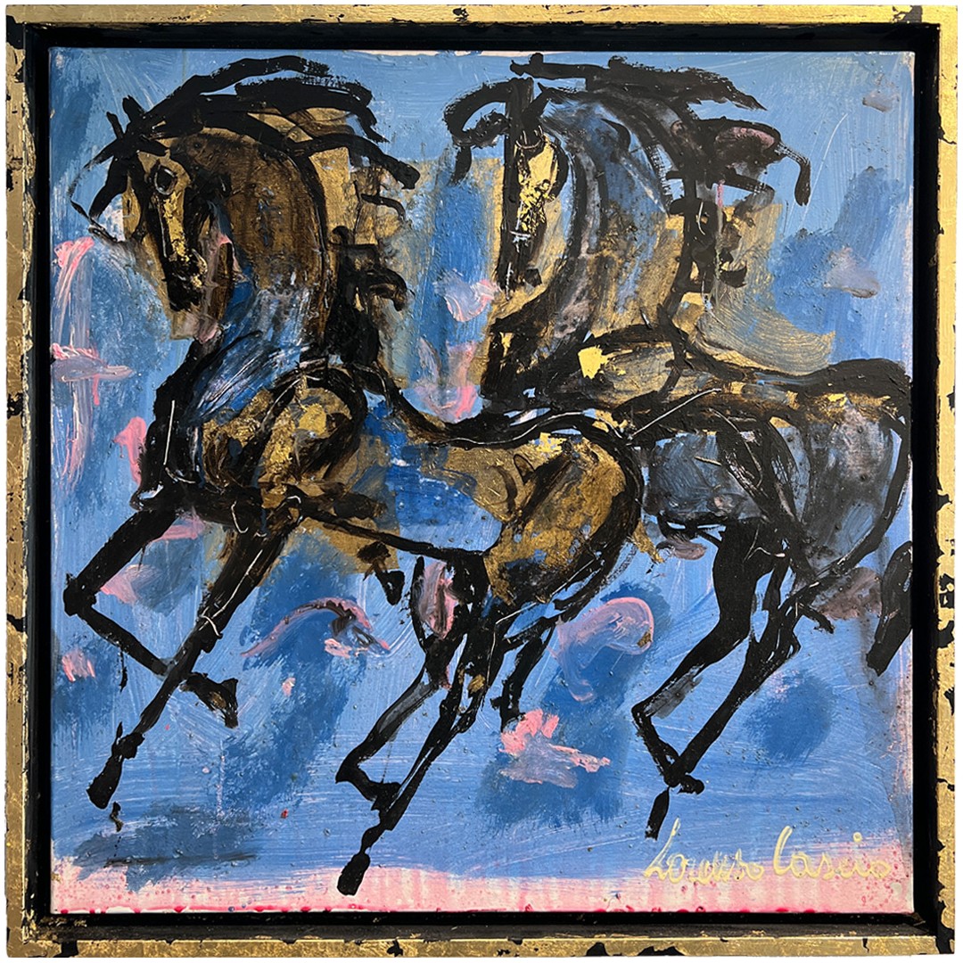 Due cavalli by Lorenzo Cascio